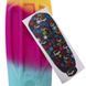 Пенни борд Penny Board круизер пластиковый 22' FISH COLOR SK-402-10 желтый-малиновый-мятный SK-402-10 фото 6