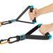 Ручки с карабинами для эспандеров резинок и тренажеров FIT HOOK HANDLES LiveUp LP8706 2шт черный LP8706 фото 9