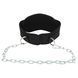 Пояс атлетичний для обтяження текстильний з ланцюгом та карабіном EZOUS DIP BELT N-02 спинка-16см чорний N-02 фото 10