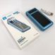 Портативний зарядний пристрій на 10000 mAh, Power Bank на сонячній батареї, заряджання. Колір: синій ws93361 фото 14