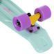 Пенни борд Penny Board круизер пластиковый 22' FISH SK-401-10 мятный-желтый-фиолетовый SK-401-10 фото 4