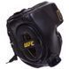 Шлем боксерский в мексиканском стиле кожаный UFC PRO Prem Lace Up UHK-75056 L-XL черный UHK-75056 фото 2