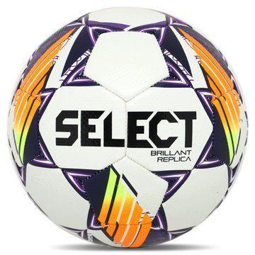 Мяч футбольный детский SELECT BRILLANT REPLICA V24 BRILLANT-REP-5WV №5 белый-фиолетовый BRILLANT-REP-5WV фото
