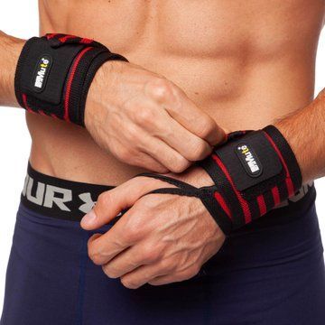 Бинти кистьові для жиму STRENGTH WRIST WRAPS MUTE 9905-1 2штуки кольори в асортименті 9905-1 фото