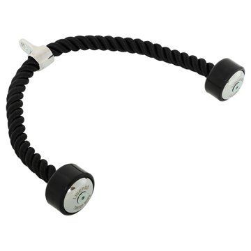 Канат гнучка тяга для трицепса із подвійним хватом LiveUp LP8720 довжина 70см чорний LP8720 фото