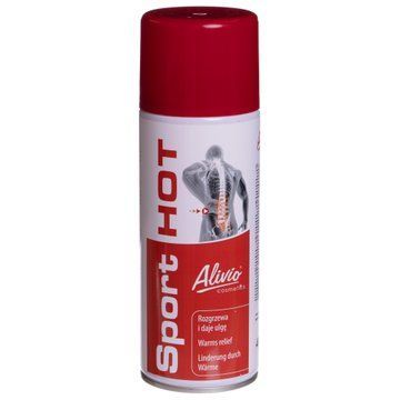 Разогревающий мышцы спрей с согревающим эффектом SPORT HOT Alivio AC-006 400мл AC-006 фото