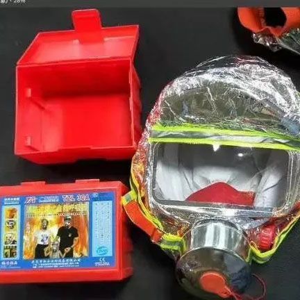 Маска противогаз из алюминиевой фольги, панорамный противогаз Fire mask защита головы от радиации ws75493 фото