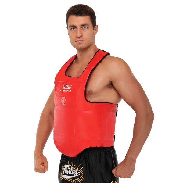 Жилет защитный для тайского бокса и кикбоксинга SPORTKO ЗГ1 SP-4708 S-XL цвета в ассортименте L (48-50) SP-4708 фото