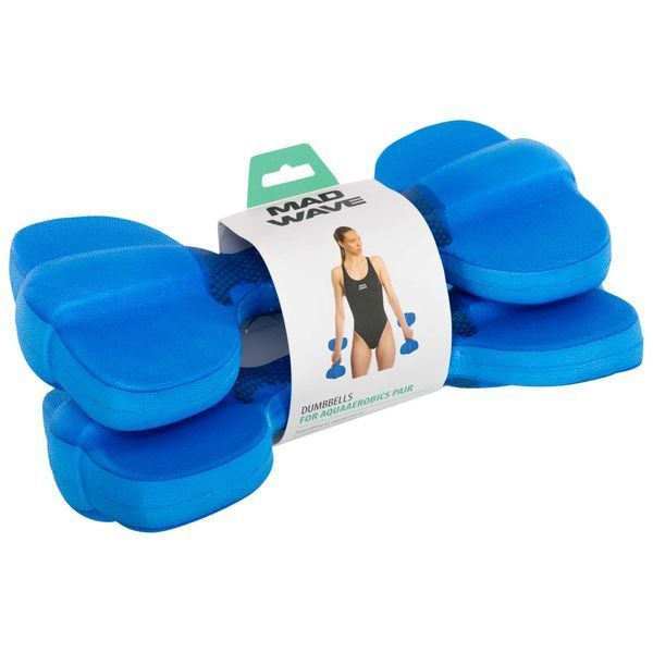 Гантели для аквафитнеса и аквааэробики аква-гантели Aqua Dumbbells MadWave Aquaaerobics Pair M082503 2шт M082503 фото