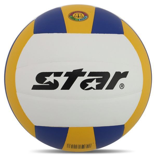 Мяч волейбольный STAR X-POWER PLUS VB5055C-33 №5 PU белый-желтый-синий VB5055C-33 фото