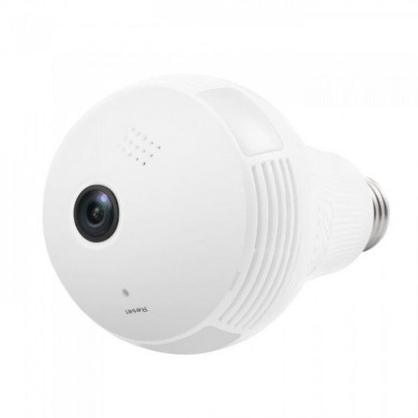 Камера видеонаблюдения лампочка SMART+DVR WI-FI H302 CAD-B13, Панорамная камера видеонаблюдения ws24781 фото