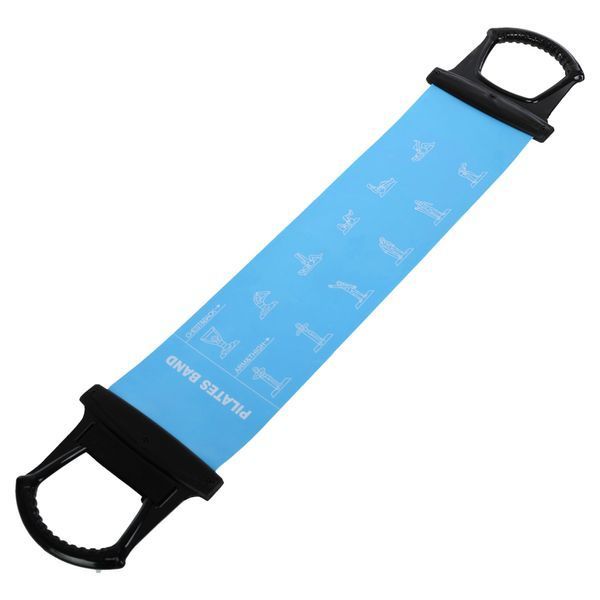 Лента-эспандер эластичная для фитнеса и йоги с ручками SP-Sport Pilates Band 8038 цвета в ассортименте 8038 фото