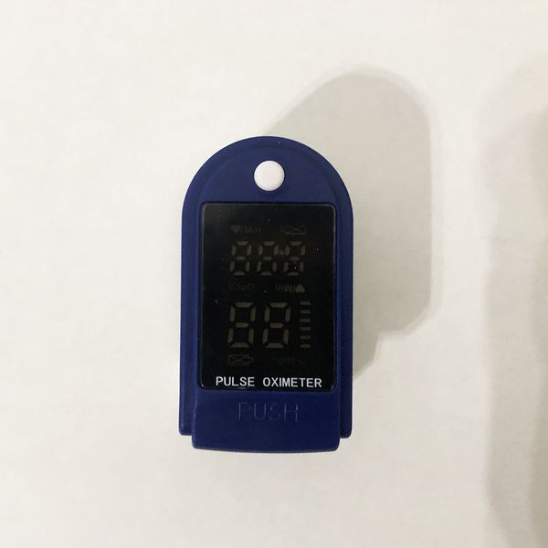 Пульсоксиметр Fingertip pulse oximeter LK87, Пульсоксиметр для вимірювання пульсу та сатурації портативний ws89726 фото