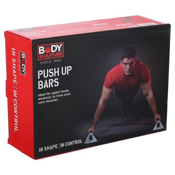 Упоры для отжиманий 2штуки BODY SCULPTURE SXBB-634-B PUSH-UP BAR черный-серый SXBB-634-B фото