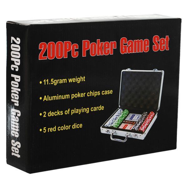 Набор для покера в алюминиевом кейсе Poker game set SP-Sport IG-2056 200 фишек IG-2056 фото
