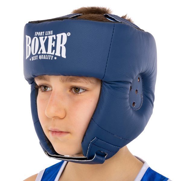 Шлем боксерский открытый искусственная кожа BOXER 2028-N M-L цвета в ассортименте M 2028-N фото