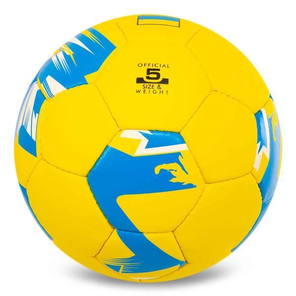 Мяч футбольный BALLONSTAR UKRAINE FB-0047-795 №5 PU желтый-голубой FB-0047-795 фото