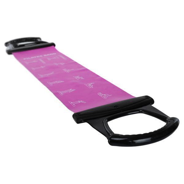 Лента-эспандер эластичная для фитнеса и йоги с ручками SP-Sport Pilates Band 8038 цвета в ассортименте 8038 фото