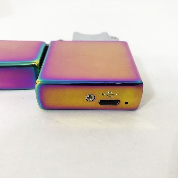 Зажигалка импульсная NB USB-215. Цвет: фиолетовый ws53661 фото