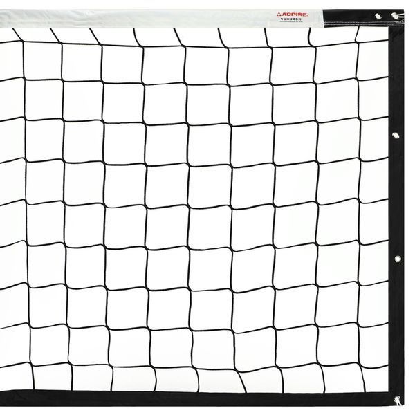 Сетка для волейбола AOPI AP-257 9x2,43м черный-белый AP-257 фото