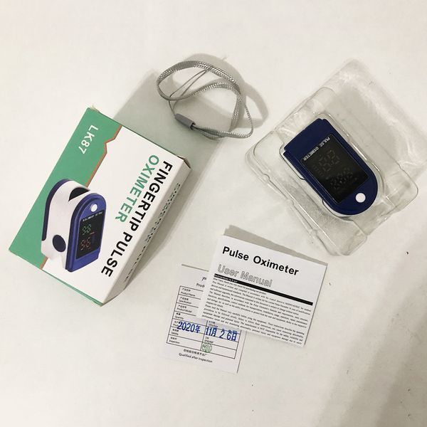 Пульсоксиметр Fingertip pulse oximeter LK87, Пульсоксиметр для вимірювання пульсу та сатурації портативний ws89726 фото