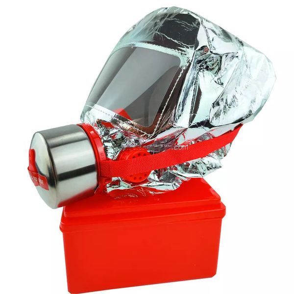 Маска противогаз из алюминиевой фольги, панорамный противогаз Fire mask защита головы от радиации ws75493 фото
