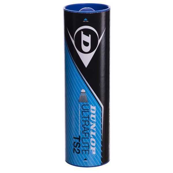 Воланы для бадминтона нейлоновые 6штук DUNLOP ULTRAFLITE TS2 MED DL003374 белый DL003374 фото