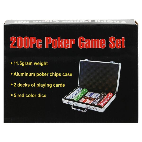 Набор для покера в алюминиевом кейсе Poker game set SP-Sport IG-2056 200 фишек IG-2056 фото
