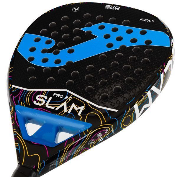 Ракетка для падел-тенниса Padel Joma SLAM PRO 401605-116 черный-голубой 401605-116 фото