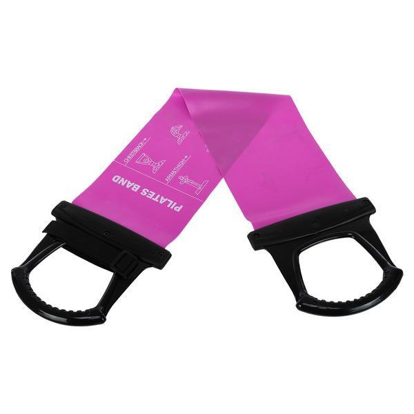 Лента-эспандер эластичная для фитнеса и йоги с ручками SP-Sport Pilates Band 8038 цвета в ассортименте 8038 фото