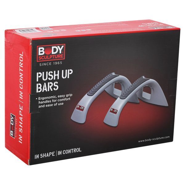 Упоры для отжиманий 2штуки BODY SCULPTURE SXBB-634-B PUSH-UP BAR черный-серый SXBB-634-B фото