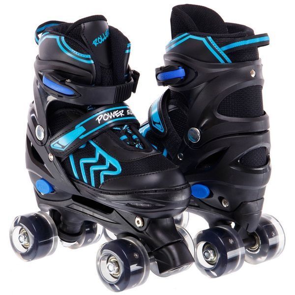 Ролики квады раздвижные Banwei SK-9850 размер 31-42 цвета в ассортименте S (31-34) SK-9850 фото