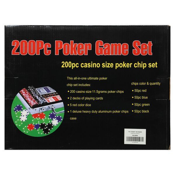 Набор для покера в алюминиевом кейсе Poker game set SP-Sport IG-2056 200 фишек IG-2056 фото