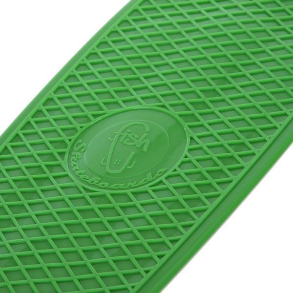 Пенни борд Penny Board круизер пластиковый 22' FISH SK-401-15 зеленый-оранжевый-желтый SK-401-15 фото