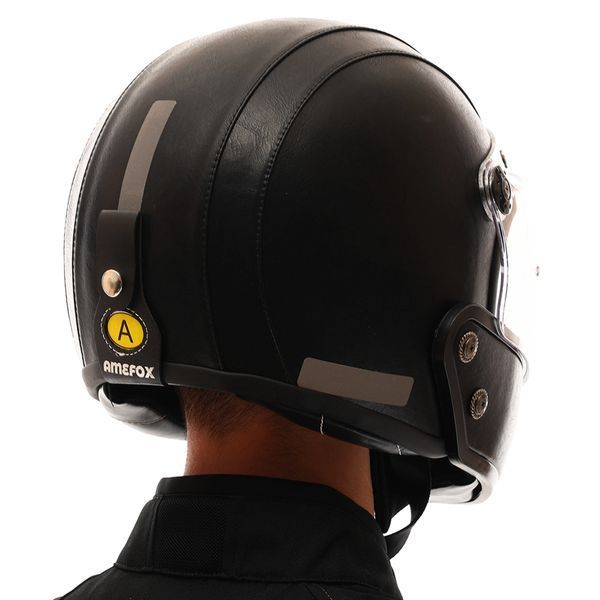 Мотошлем интеграл (full face) AMEFOX MT-3330 M-L черный L MT-3330 фото