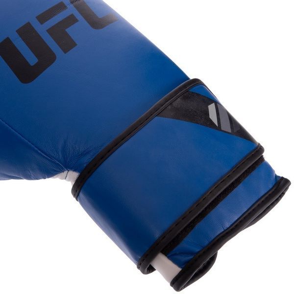 Перчатки боксерские на липучке PU UFC PRO Fitness UHK-75035 12 унций синий 12 унции UHK-75035 фото