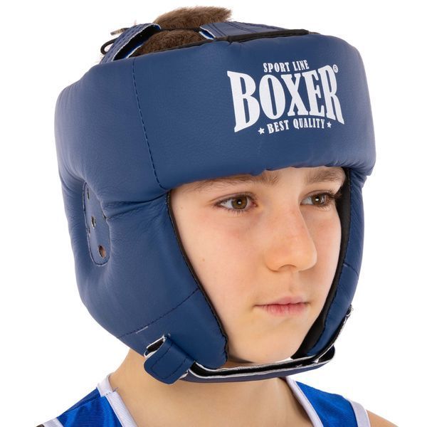 Шлем боксерский открытый искусственная кожа BOXER 2028-N M-L цвета в ассортименте M 2028-N фото