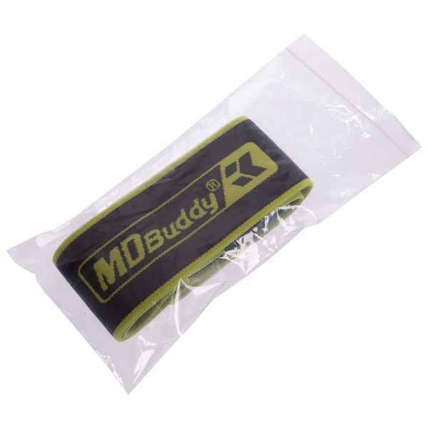 Гумка тканинна для вправ стрічка опору LOOP BANDS MDbuddy FI-2621-H чорний-салатовий FI-2621-H фото