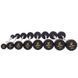 Штанга нерозбірна з фіксованою вагою вигнута гумова Zelart Rubber Coated Barbell TA-2687-10 довжина-95см 10кг чорний TA-2687-10 фото 9