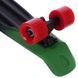 Пенни борд Penny Board круизер пластиковый 22' FISH COLOR SK-402-12 красный-черный-зеленый SK-402-12 фото 4