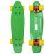 Пенни борд Penny Board круизер пластиковый 22' FISH SK-401-15 зеленый-оранжевый-желтый SK-401-15 фото 1