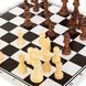 Шахматы настольная игра деревянные с виниловым игровым полем SP-Sport 301P размер короля 8 см пешки 4 см 301P фото 2