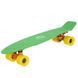 Пенни борд Penny Board круизер пластиковый 22' FISH SK-401-15 зеленый-оранжевый-желтый SK-401-15 фото 2