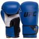 Перчатки боксерские на липучке PU UFC PRO Fitness UHK-75035 12 унций синий 12 унции UHK-75035 фото 1