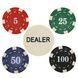Набор для покера в алюминиевом кейсе Poker game set SP-Sport IG-2056 200 фишек IG-2056 фото 4