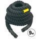 Канат для кроссфита Combat Battle Rope SP-Planeta R-6228-9 9м черный R-6228-9 фото 1