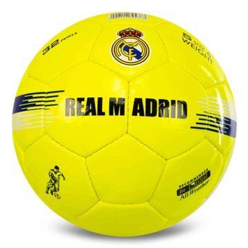 Мяч футбольный BALLONSTAR REAL MADRID CRYSTAL FB-7957 №5 PU желтый FB-7957 фото