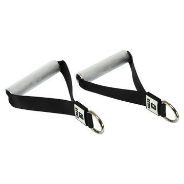 Ручки для тяги рукоятки для тренажеров ALUMINUM HANDLES EZOUS F-02-E 2шт черный F-02-E фото