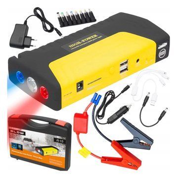 Пускозарядное устройство на 50800 mAh для автомобильного аккумулятора c индикацией заряда в кейсе ws71652 фото