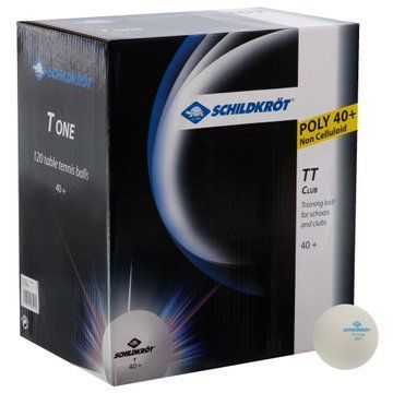 Набір м'ячів для настільного тенісу DONIC 2-T Club Poly 40 608532 120 штук білий 608532 фото